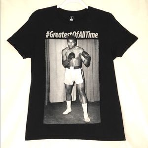Ali#Greatest Ot All Time Black Graphic Tee Shirt M